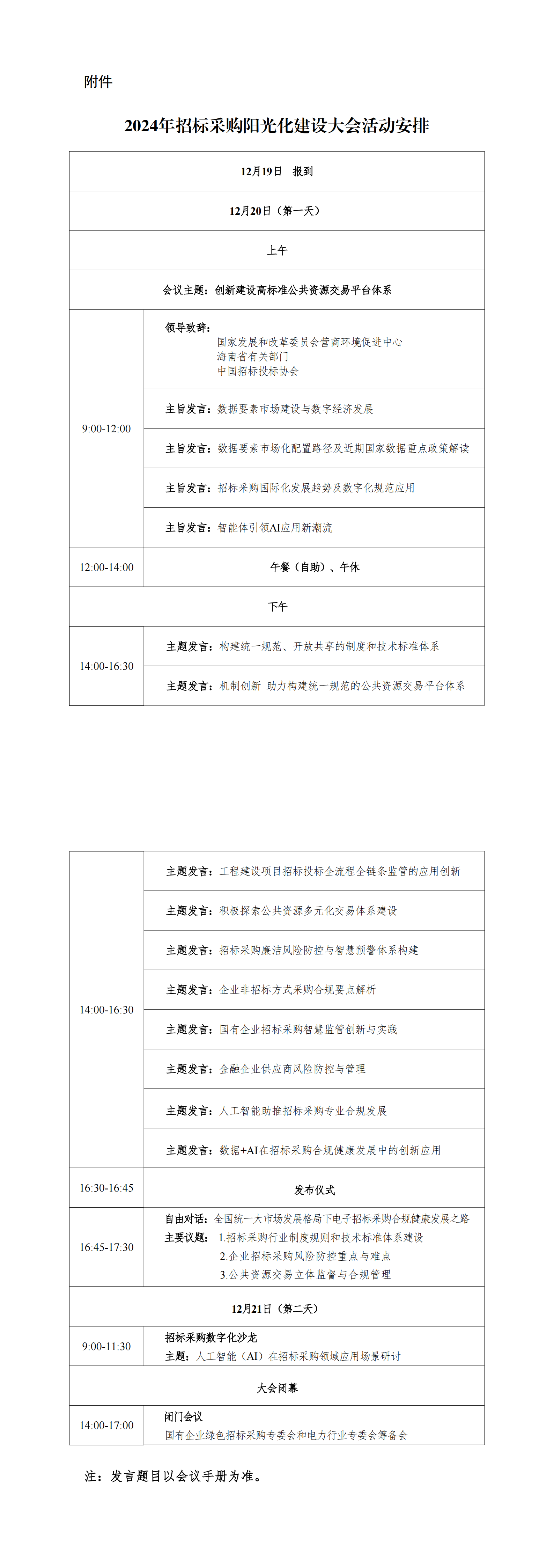 关于召开2024年招标采购阳光化建设大会的通知